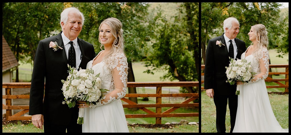 Photo gift ideas to tell your parents thank you after they helped with your wedding.