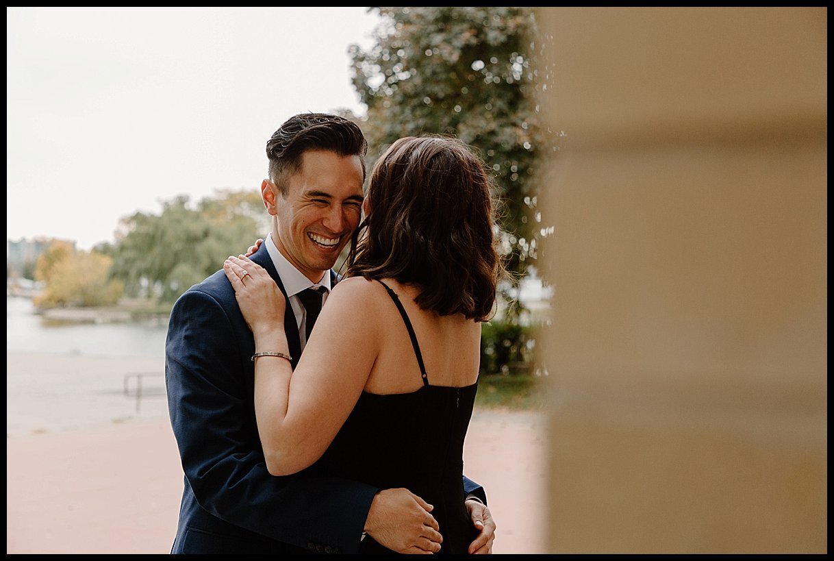 During your couple or engagement session, be sure to keep your fingers together so no one looks like their claws are out! This is one of the best posing tips since hands are so integral to a photo!